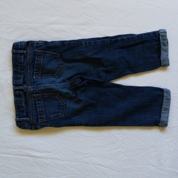 old navy the boyfriend cropped distressed patchwork denim jeans 3T toddler girls - Picture 7 of 8